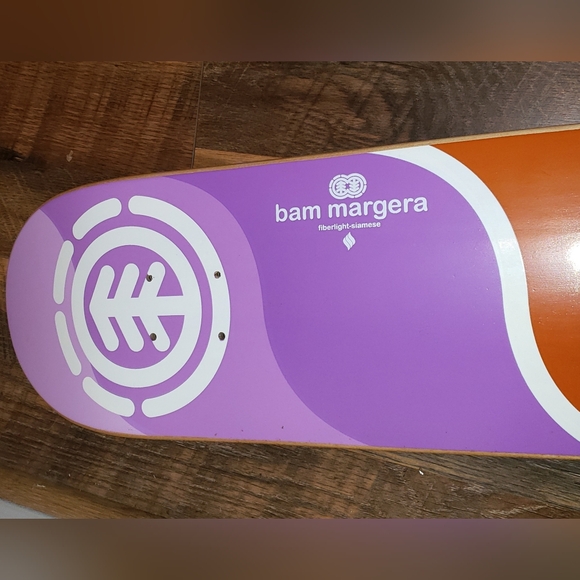 Never used Retro Element Skateboard Deck- Bam Margera and Jake Rupp - Picture 4 of 5